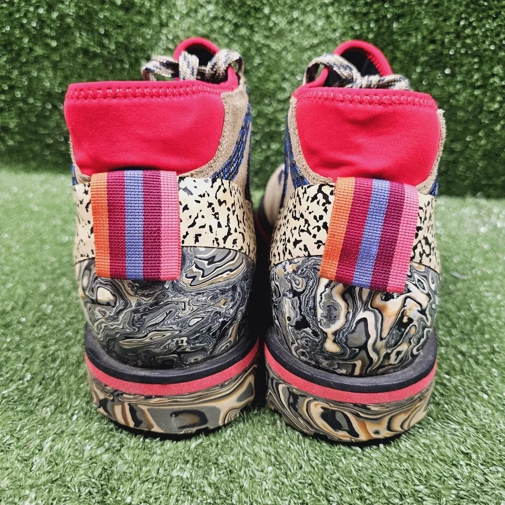 Acne Studios Bla Konst Multicolor Hiking Boots Made In Italy Mens US 11 EU 44‎